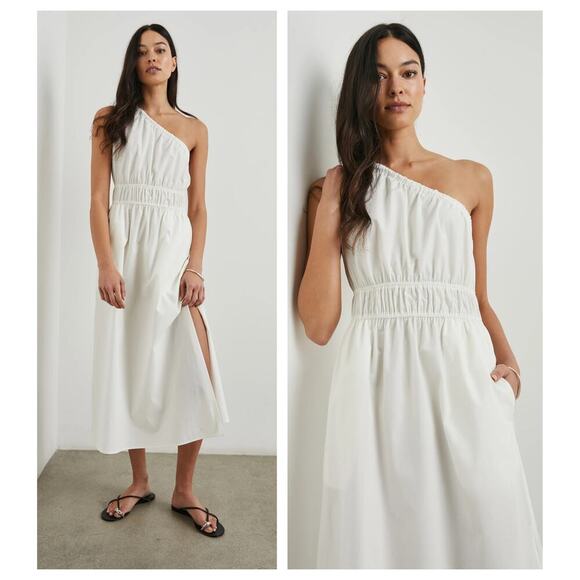 Rails Selani One Shoulder Midi Dress Size Medium - Picture 1 of 8